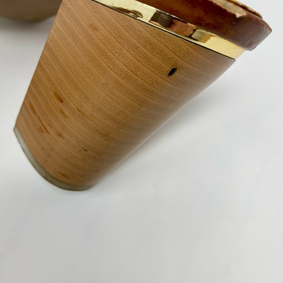 Women’s Brown Block Heel Sandals Size 10M - Picture 9 of 12